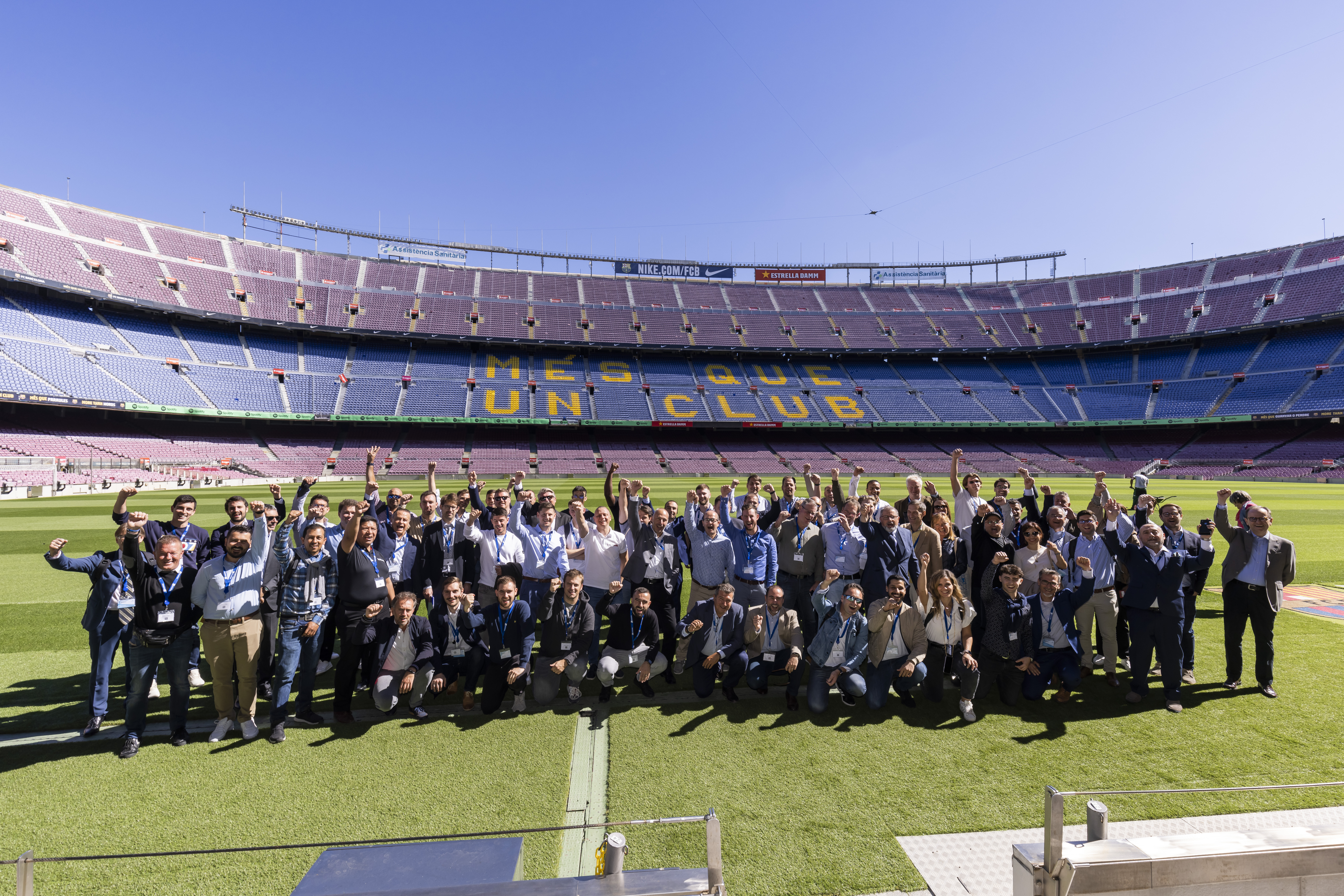 The end of the seminar at FC Barcelona Stadium